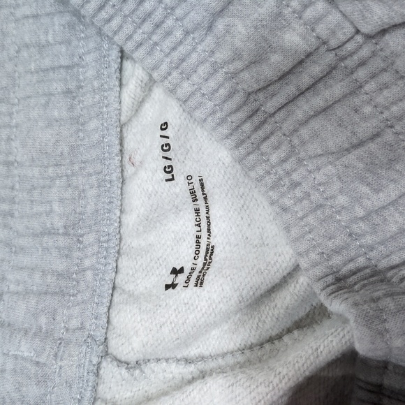 UA Rival Fleece joggers , grey, large - Picture 2 of 5